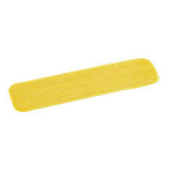 18" Microfiber Wet/Dry Mop Pad, YELLOW