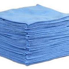 MICRO FIBER CLOTH, Blue Disposable, 12"x12" / 50 Pk