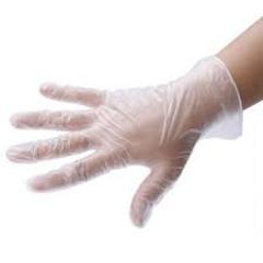 Powder Free Vinyl Gloves (clear white),