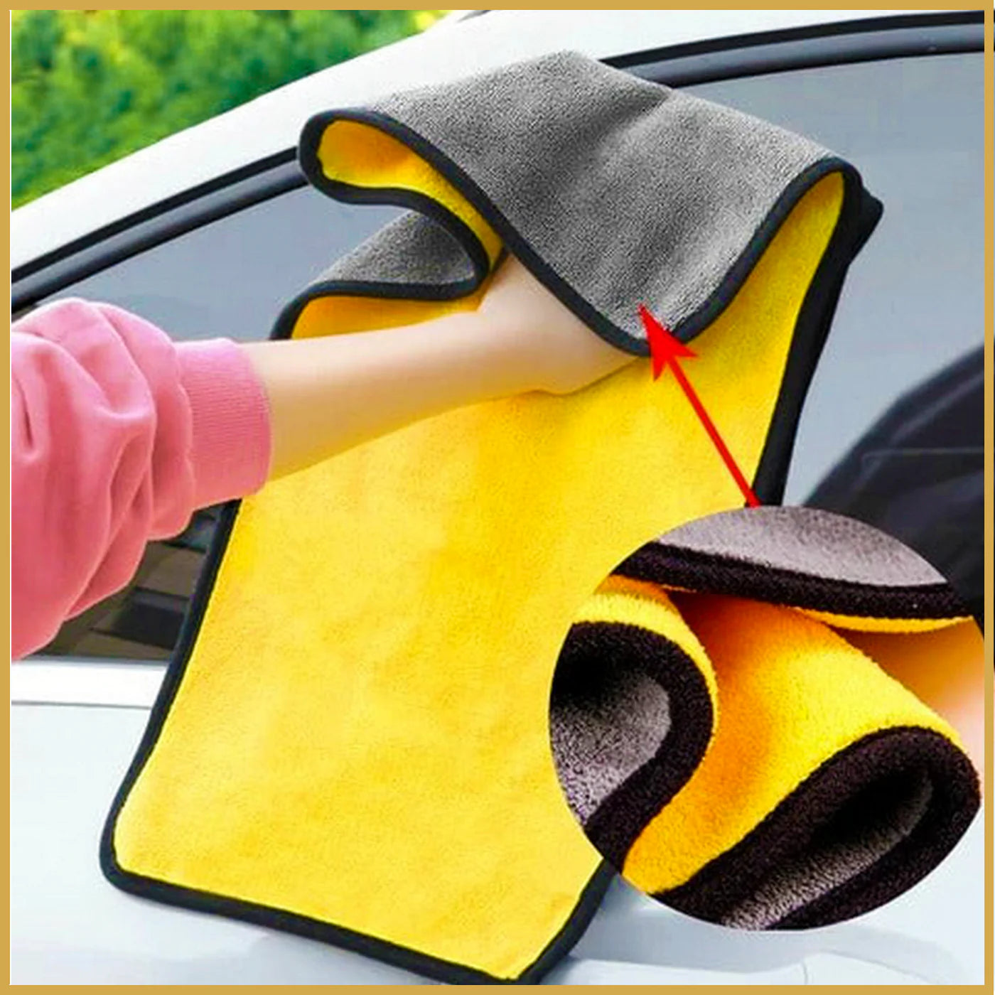 Yellow 16" Microfiber Cloths (12pk)