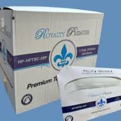 ROYALTY Premier 1/2 Fold Toilet Seat Covers, 20/250