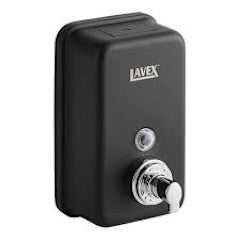LAVEX  Stainless Steel Foaming Soap/Sanitizer Dispenser, 40oz, Matte Black